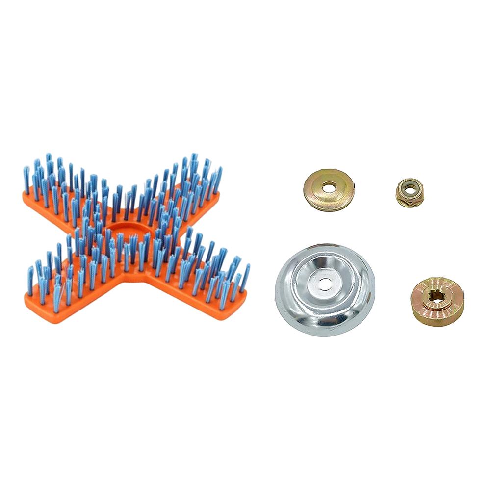 Power Tools Orange - Set Completo di Spazzole per Pulizia