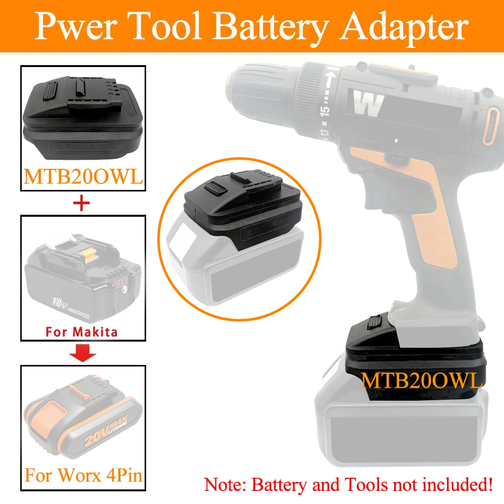 Adattatore per Batterie Li-ion - Power Tools Orange recensione e prezzo