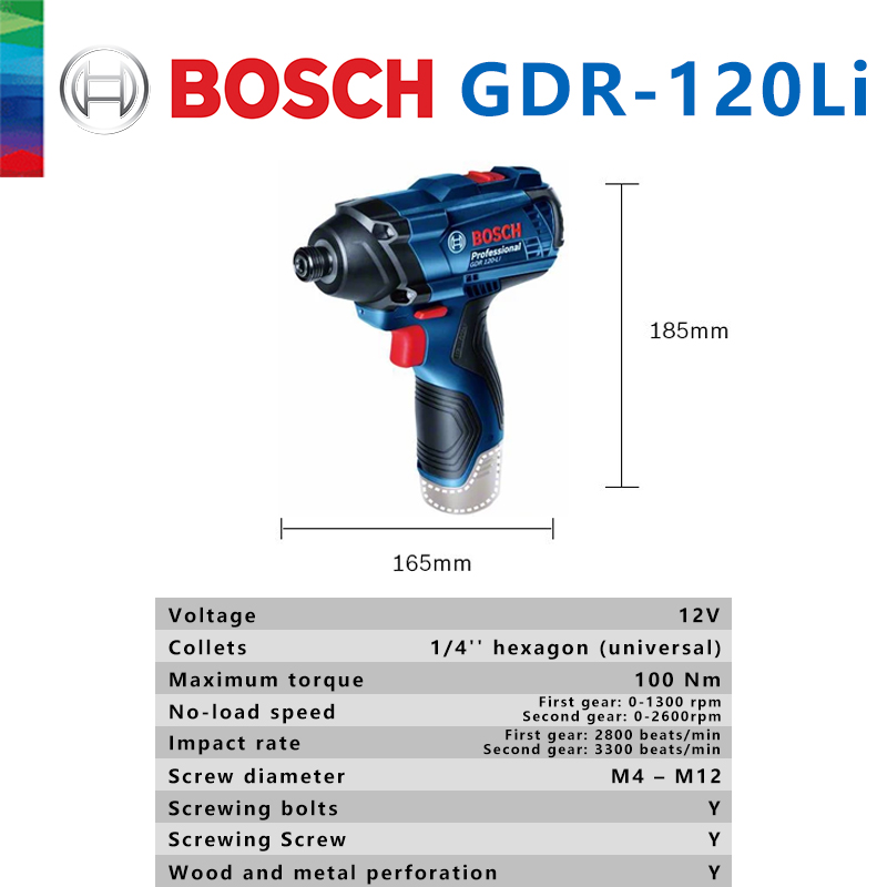 Bosch Originale GDR 120-LI Avv - Impact Driver Cordless recensione e prezzo