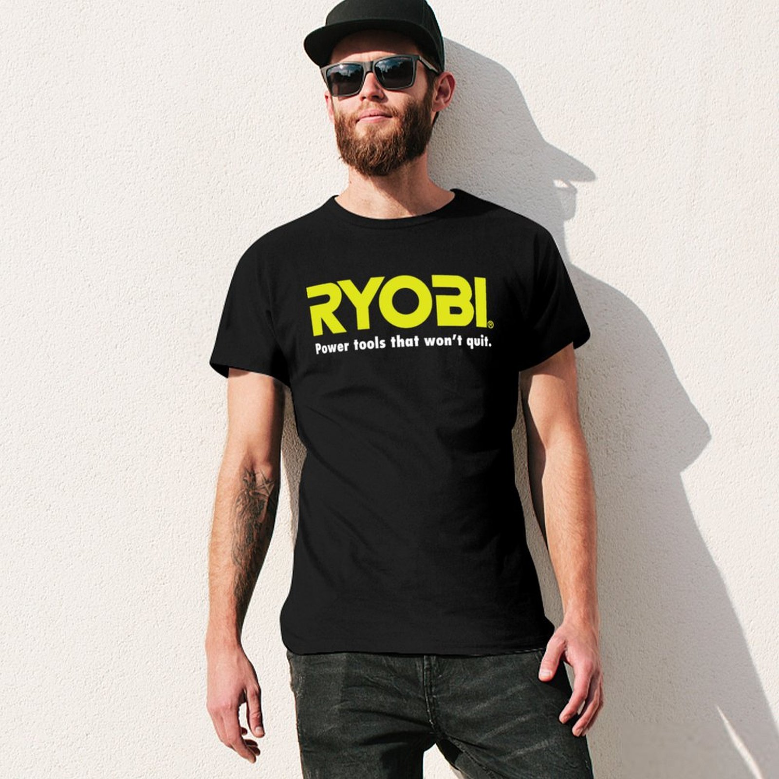 T-shirt in cotone con logo RYO - Power Tools Logo recensione e prezzo