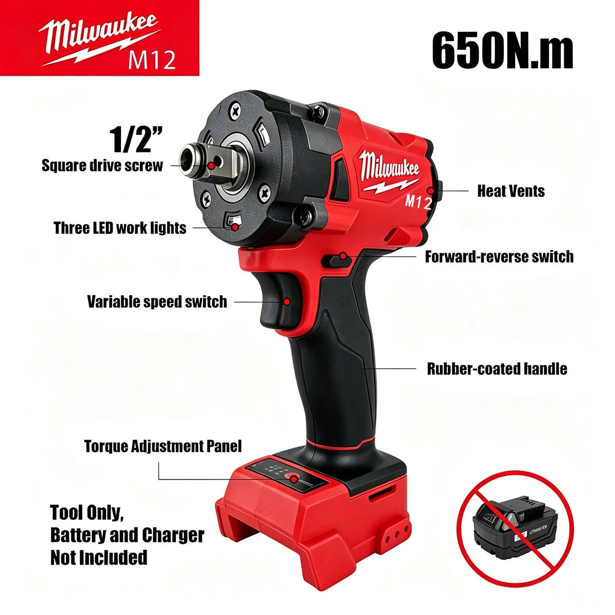 Milwaukee M12 1/2' M18 FUEL Av - Milwaukee Drill M12 Fuel recensione e prezzo
