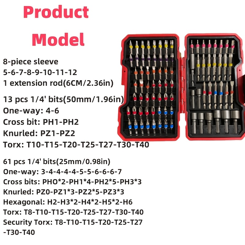 Set di 83 Punte per Cacciavite - Impact Driver Cordless recensione e prezzo
