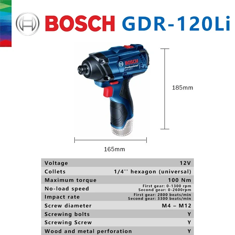 Bosch Originale GDR 120-LI Avv - Impact Driver Cordless recensione e prezzo